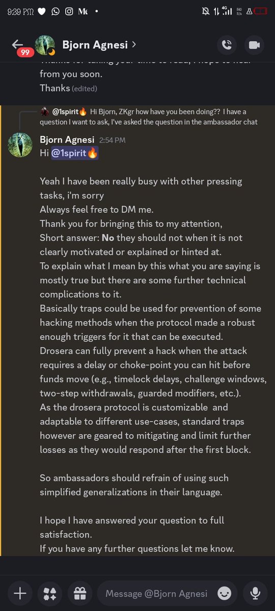 1SpiritofGod's tweet image. FINALLY!!!🙏 An answer has been found. (check 🧵4)
I guess I'm the first community member sharing this handful of information to y'all and as you can see, it's a discussion I had with one of the team members @BjornAgnesi
Do with it whatever you like (Like + Share 😂 so others…