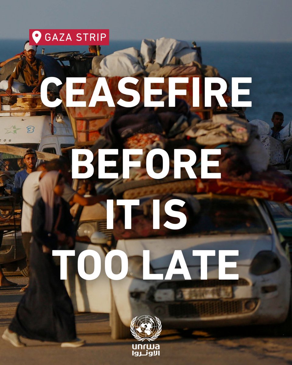 In #Gaza, civilians are trapped with nowhere safe to go.

Families continue to face extreme conditions and rising food insecurity.

Urgent action is needed.

#Ceasefire, before it's too late.