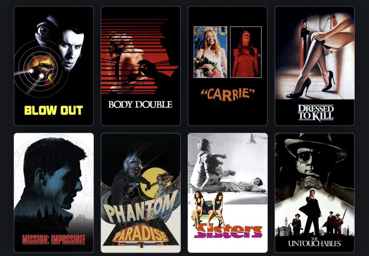 startofwvnter's tweet image. EIGHT BY BRIAN DE PALMA

all 1080p eng + subs, most with extra features!

transfer.it/t/xKzml6hxjZbA
