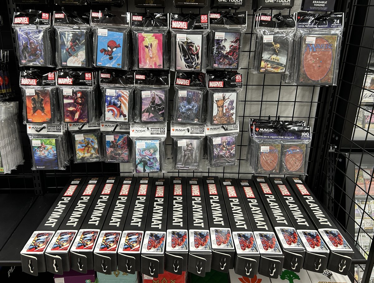 東京MTG秋葉原店 開店しました🌞 アッパーデックマーベル系スリーブ