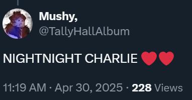cloveriguess's tweet photo. @TallyHallAlbum planned since april https://t.co/szFiDUvaco