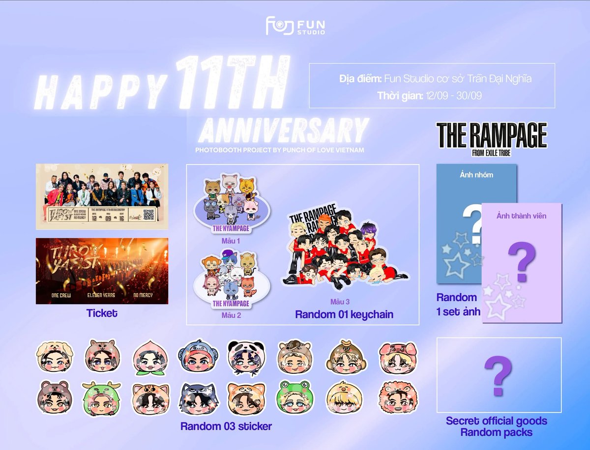 Rampage_VNFC's tweet photo. 𝐇𝐚𝐩𝐩𝐲 𝟏𝟏𝐭𝐡 𝐀𝐧𝐧𝐢𝐯𝐞𝐫𝐬𝐚𝐫𝐲 🥳✨🔥

We created a Photobooth in VN 🇻🇳
Let's keep going on the Rampage together 💪

#結成11周年 #THERAMPAGE #THERAMPAGE結成11周年 https://t.co/lcVu94h9tR