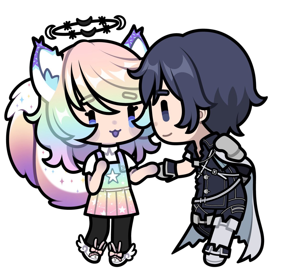 AngelMoonling's tweet photo. "Just thinking about you puts a smile on my face~"
              𓆩༺✧ ʚ ꨄ︎ ɞ ✧༻ 𓆪
#Moonsword 🌙🗡 #ExaltedMoon

🎨@/littlemissyuuka https://t.co/bGHL8z3Uol