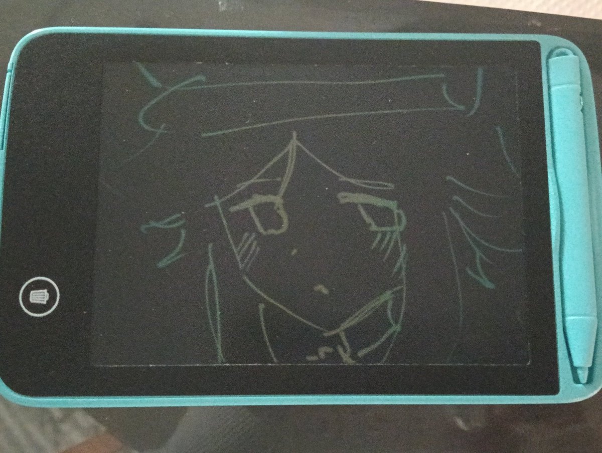 SillyChi_Nya's tweet image. stole my lil brother&apos;s thingy and I tried to drew Sanra by memory. sorry if it looks weird my memory isn&apos;t that great #Len_en_art #len_en