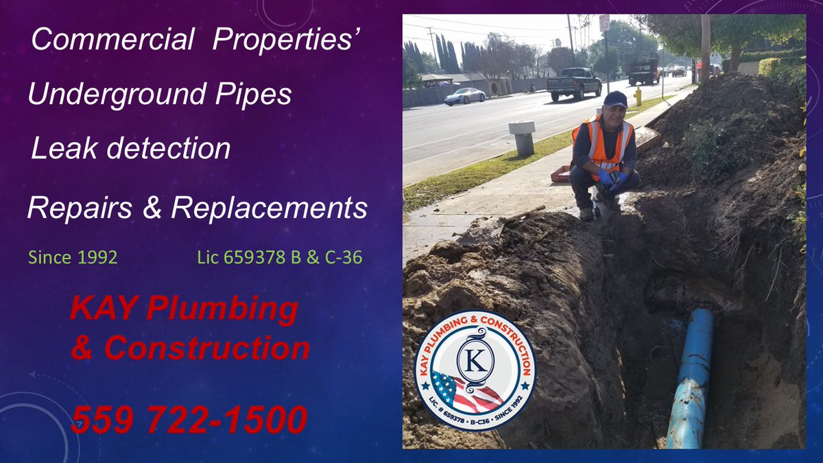 Specialized in commercial properties' plumbing systems.
We are General Contractors as well as Plumbing Contractors.

#commercialplumbingmanagement, #commercialplumbingservices