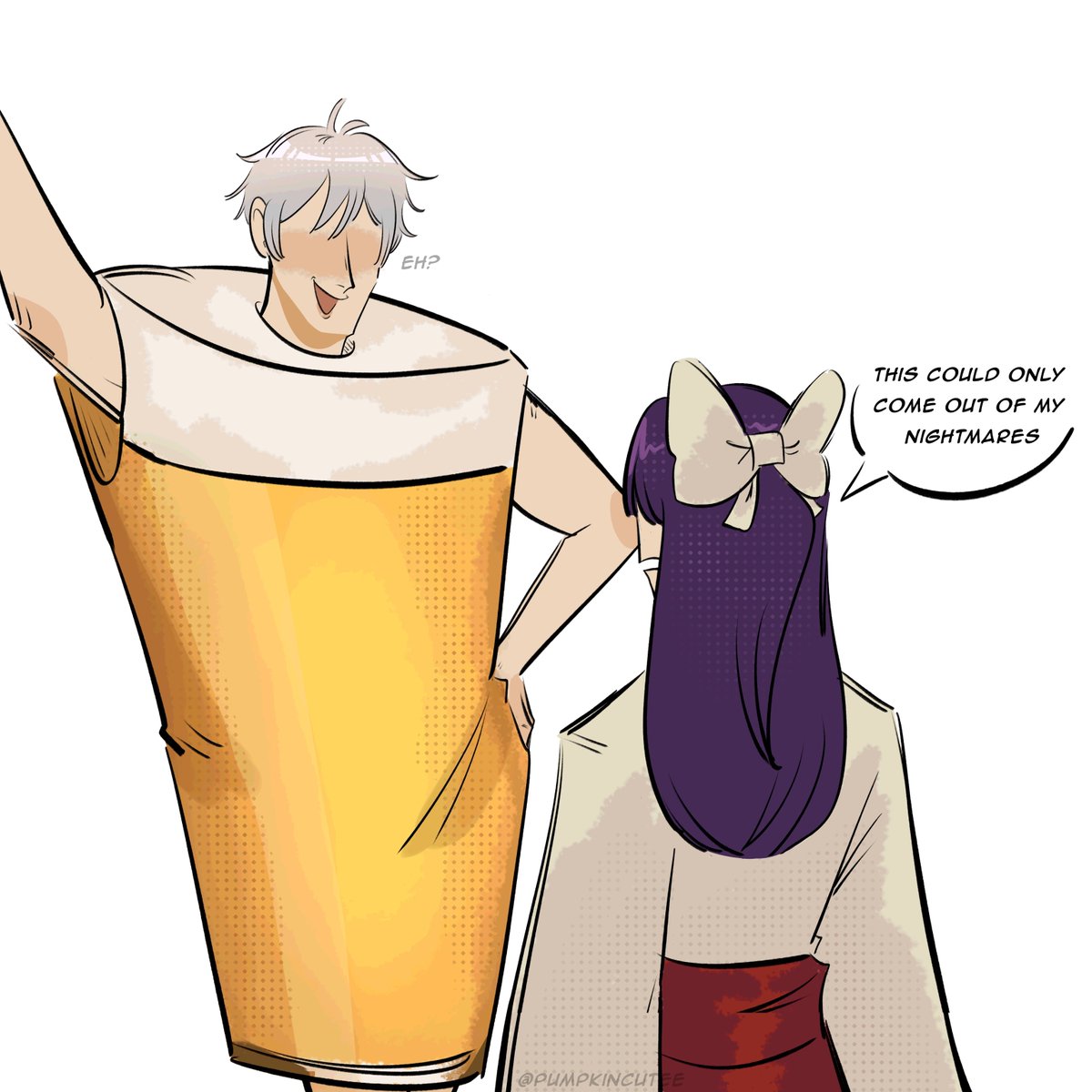 Isillyluv's tweet image. It would definitely be very difficult to do it with that on.

#gojohime #jjk