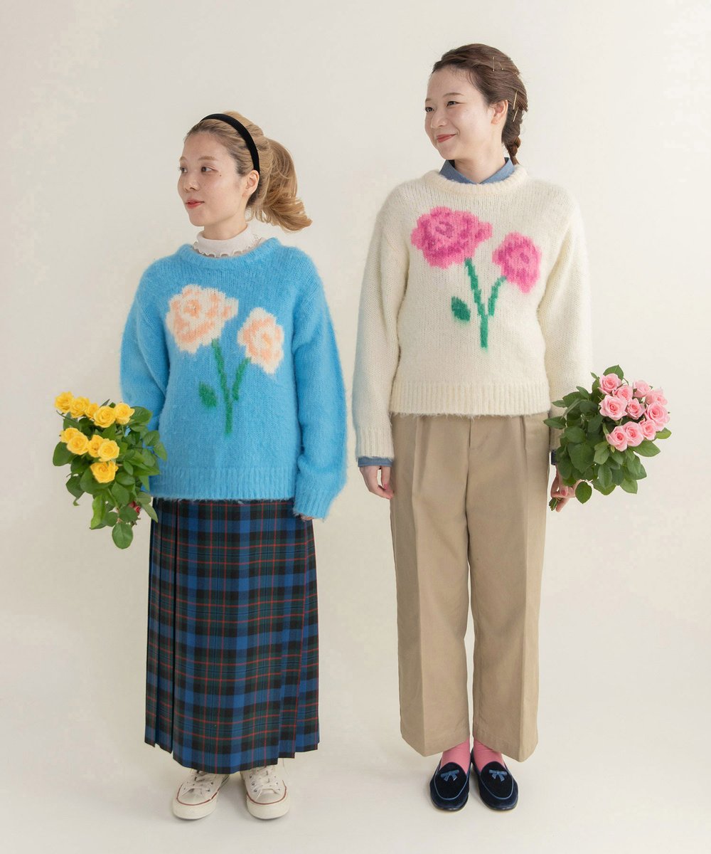 ≪CHILD WOMAN≫ インスタライブでも人気の高かった花モチーフインター