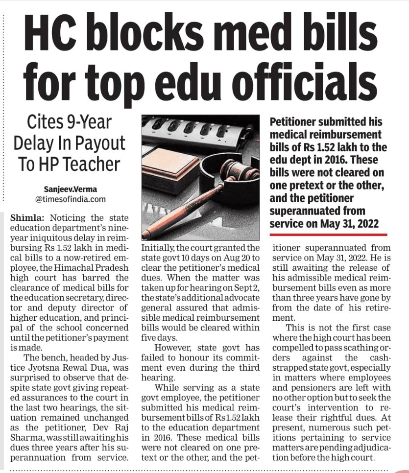 Himachal govt's financial troubles are a sorry state of affairs as it is failing to fulfill its committed liabilities and employees are seeking court's intervention even for release of their rightful dues.