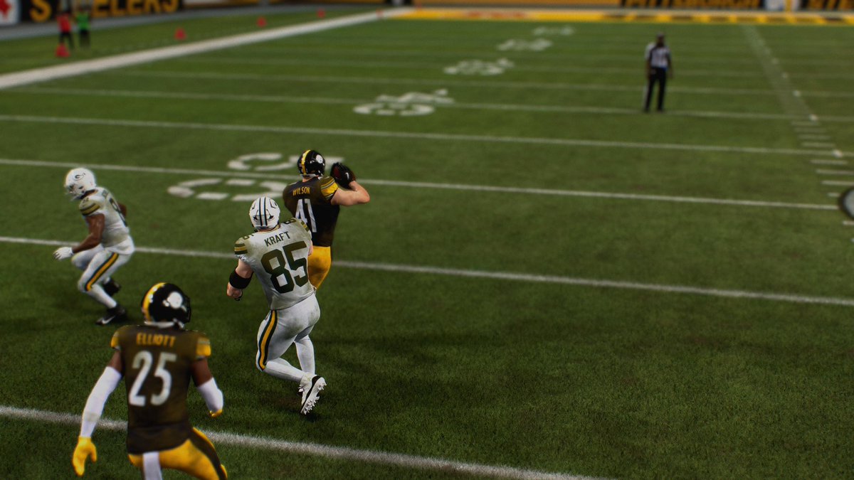 Steelers_SML's tweet photo. Steelers win  26-21. Payton Wilson led the way with 9 tackles 1 pick 6td and a sack with a forced fumble. Defense stepped it up when they needed to. @simmaddenleague #Steelcurtain https://t.co/AU86qhiE4e