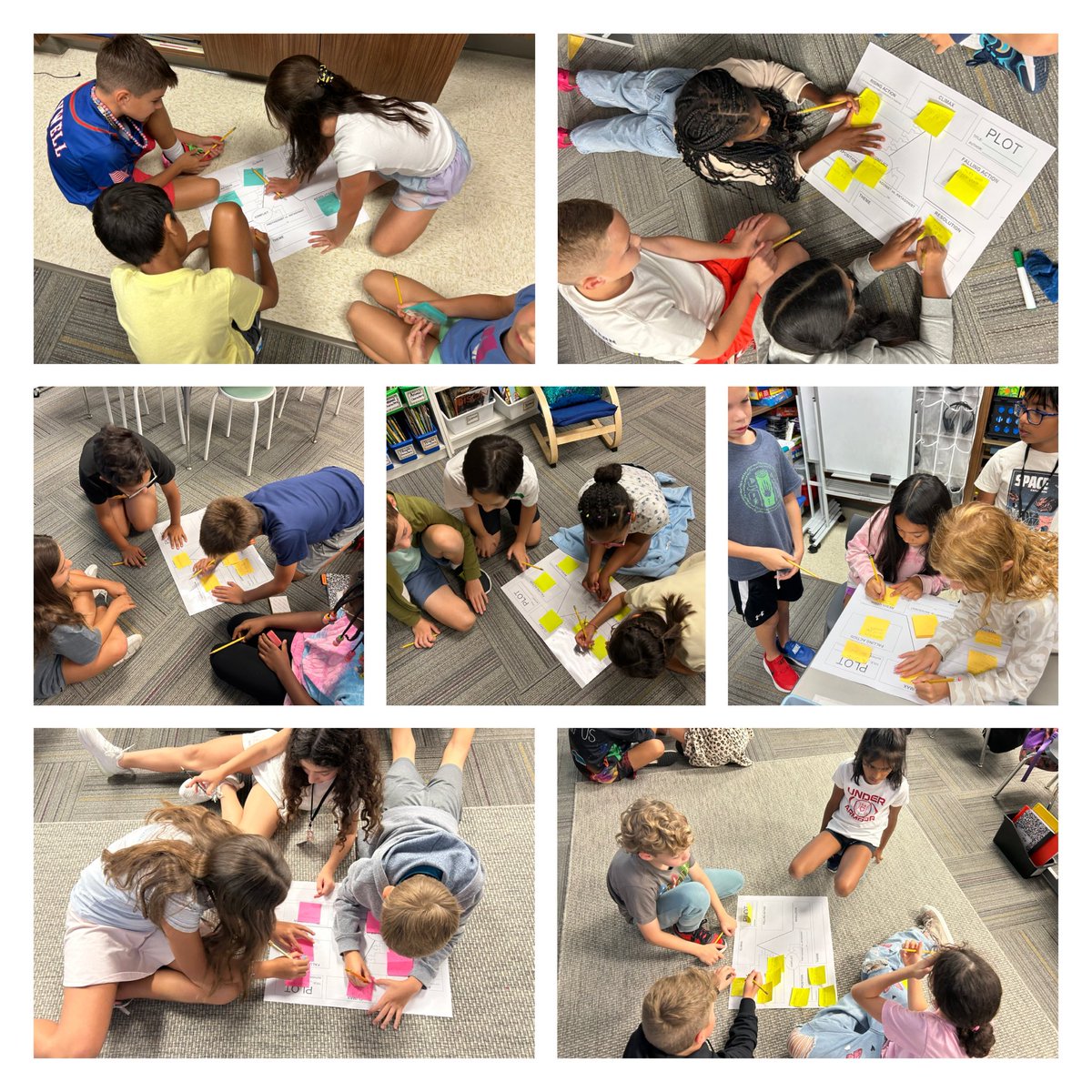 Students worked hard applying plot elements from our text on a plot mountain diagram. Together We Cultivate!🙌 <a href="/windsongelem/">Windsong Ranch Elementary</a>