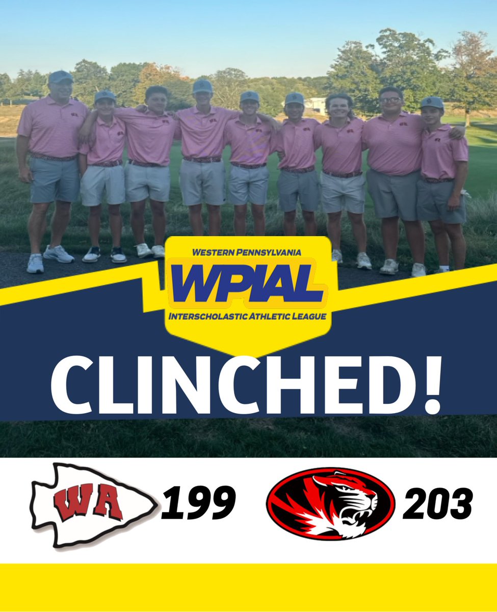 West Allegheny Golf tweet media