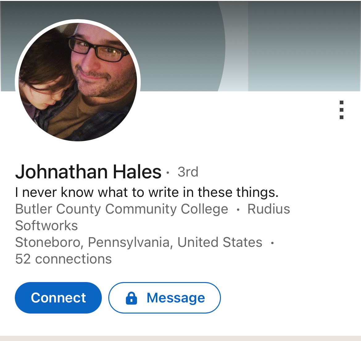<a href="/DisrespectedThe/">The Disrespected Trucker</a> This is Johnathan hales. His IG linktree links to his GitHub which has his real name. Works at primanti bros