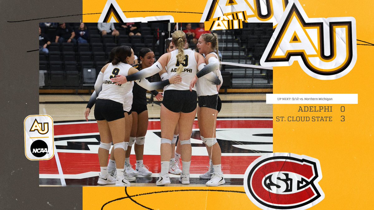 Adelphi Volleyball tweet media