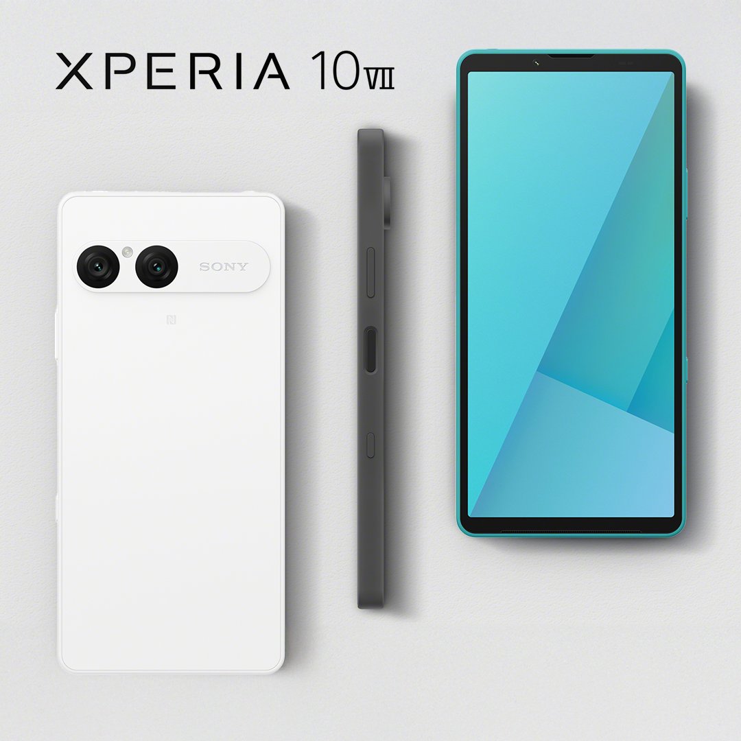Xperia10VII 新登場！／ “これが、新しいスタンダード。” ・画面を見ず