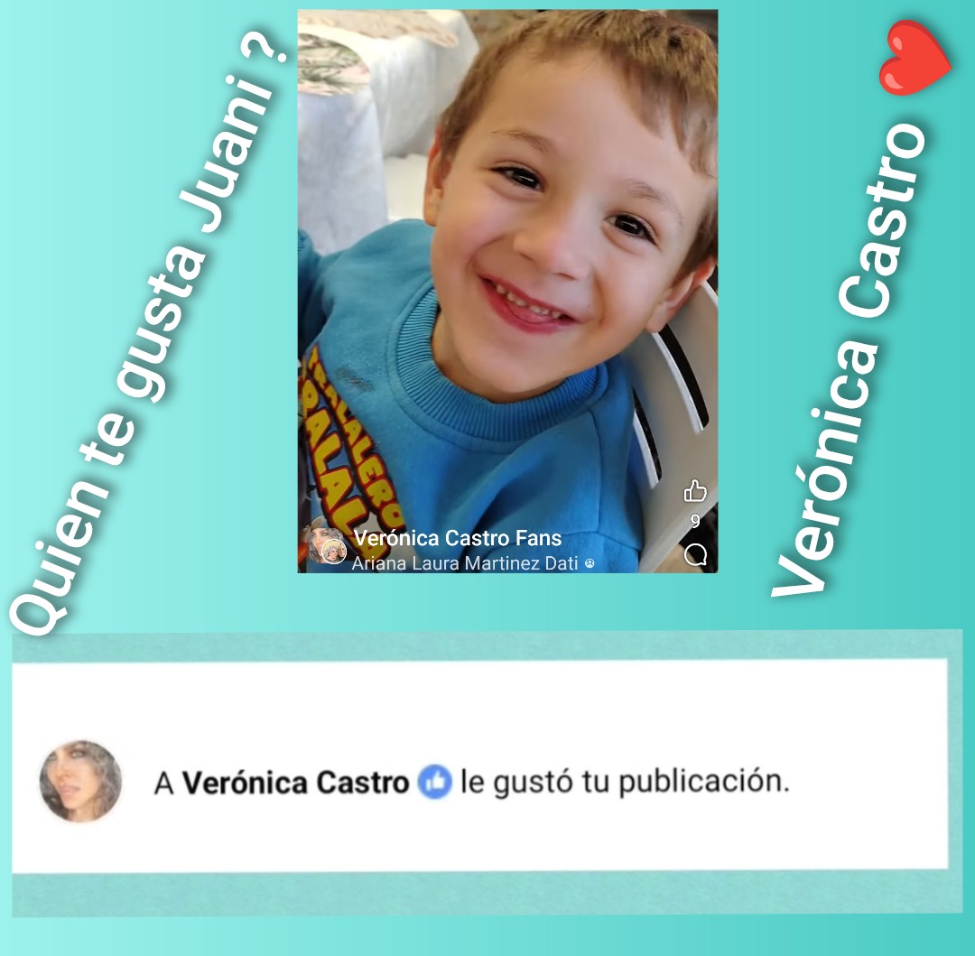 Quien te gusta Juani ? Verónica Castro ❤️