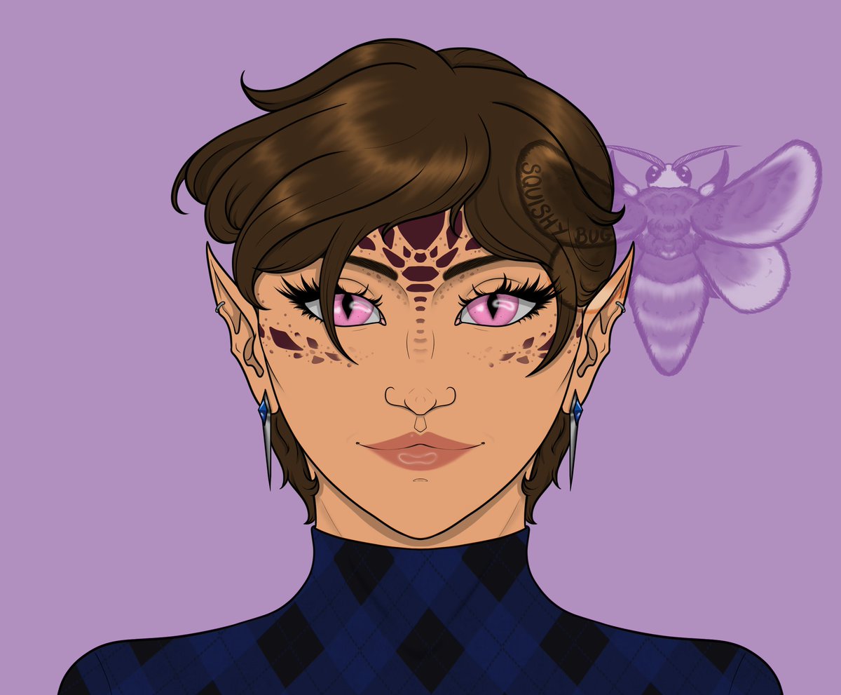 Symmetry c//mm for a friend of their Dracthyr, Samrar! 

#WorldofWarcraft #Dracthyr #SFW #SFWArt