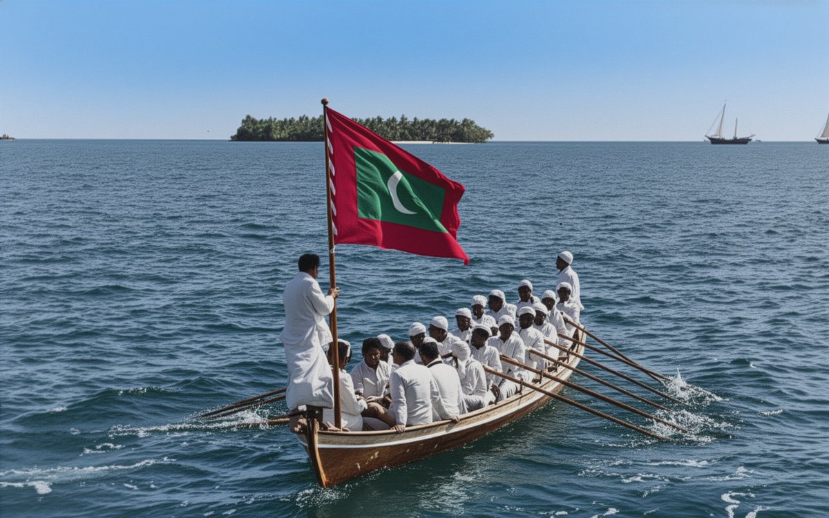 31 August 1953 — Mohamed Amin Didi, the first President of the Maldives, is escorted to Dhoonidhoo after returning from Colombo.
Just ten days earlier, on 21 August 1953, a group of politicians and senior figures in Malé had deposed him, abruptly ending his seven-month presidency