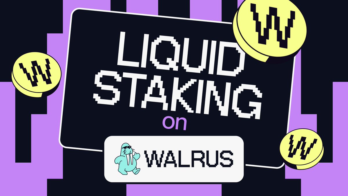 🔓 探索Walrus流动性质押，让你的WAL更加灵活质押WAL可保障网络安全和获得收益，而流动性质押则在此基础上提高收益，且更加灵活： ✨ 赚取质押 收益