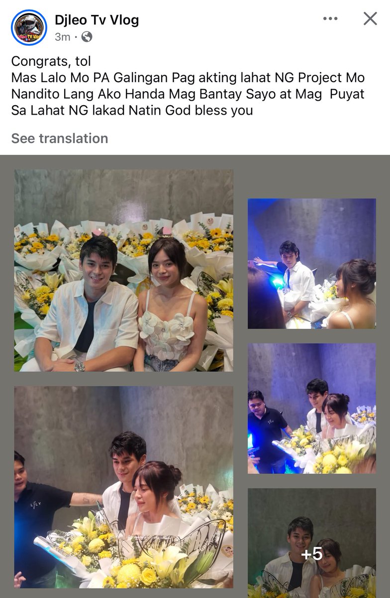 potatorush13's tweet photo. You can truly see what kind of man he is through the way the people closest to him speak about him. When his own employee treats him like a brother and not just an employer, that alone says so much about his character.

Kuya Leo, thank you for always looking out for Dustin. He’s truly blessed to have you by his side. :) 

STREAM DUSTBIA KINAKABAHAN MV
STREAM DUSTBIA KINAKABAHAN MV