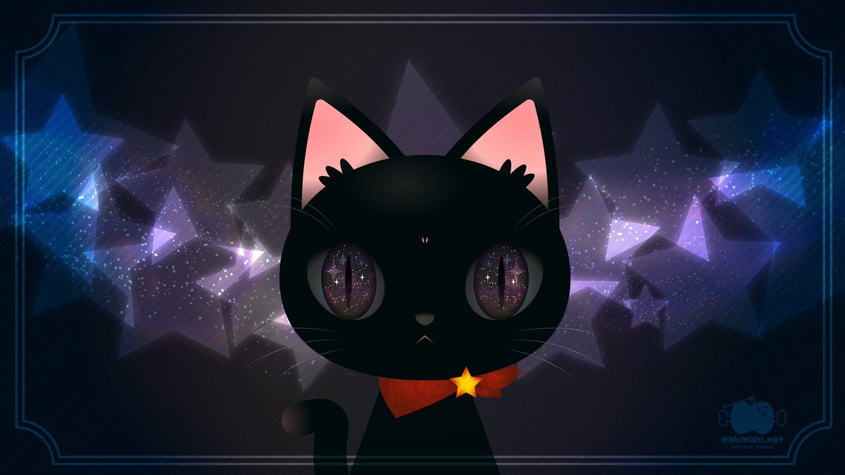 #宇宙の日 
イラレで描いた宇宙猫🐼✒️
#PR #AdobeCommunityExpert &amp; Evangelist 