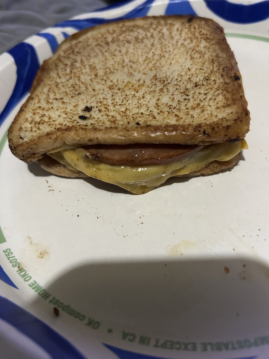 Since a lot of you liked it, here is the triple grilled cheese and ham sandwich. Have a blessed night everyone