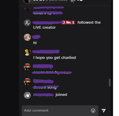 Someone came into my stream tonight &amp; said something vile — clearly meant to shake me.

I’ve worked hard to make my community feel safe, kind, and welcoming.

Comments like this cross a line.

I’m hurt. I’m angry. I didn’t deserve that. No one does. 💔