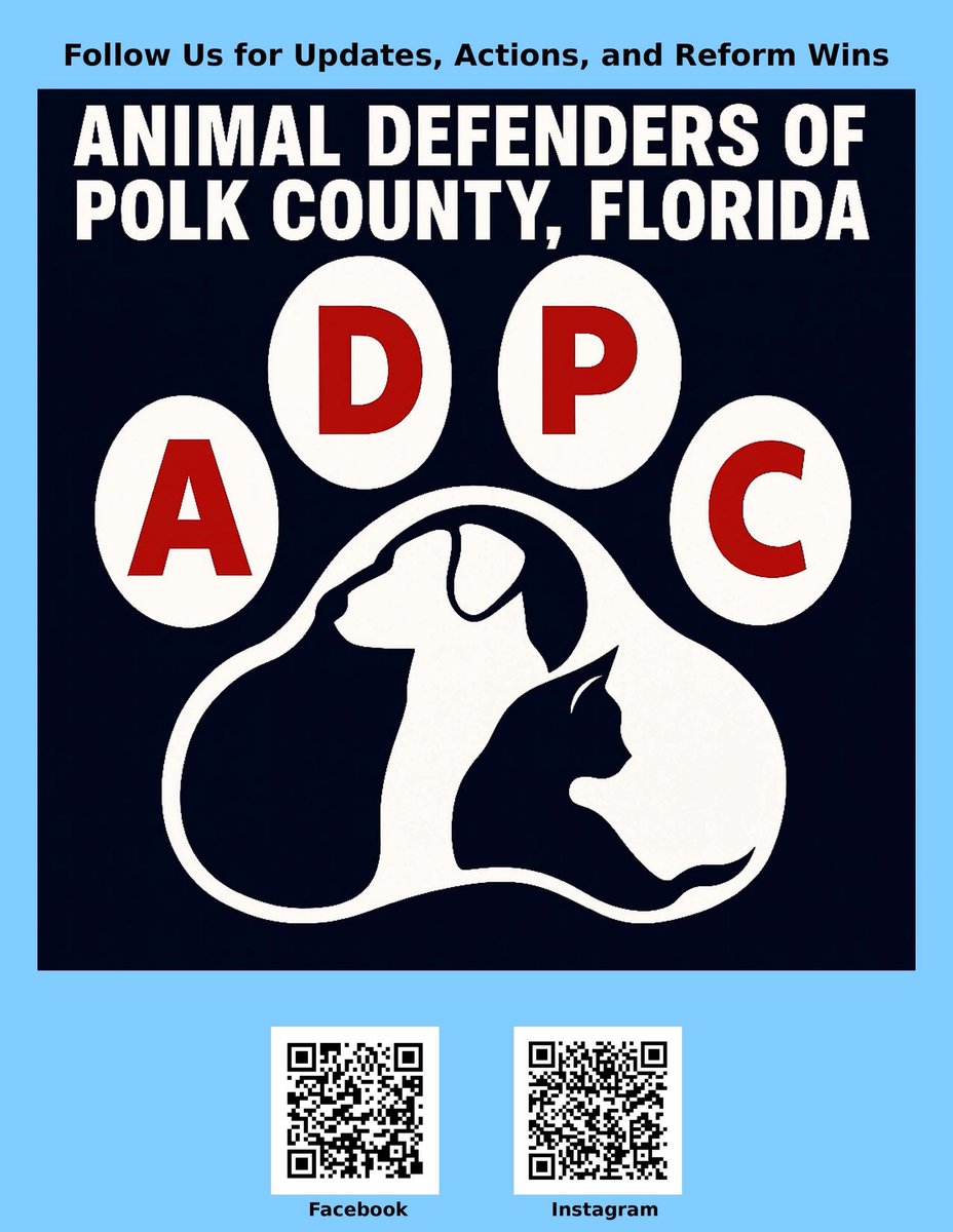 This group is dedicated to Polk County Florida, which is the highest kill county in the state for dogs and cats. Our focus is to make people aware of the plight of these animals. The sheriff runs the animal control and the live release rate of this shelter is less than 40%!