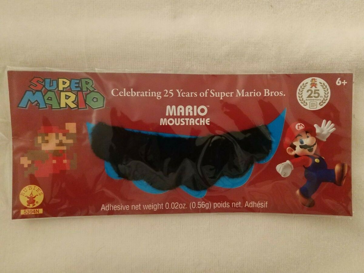 Rubie's Costume Company Super Mario Bros. 25th Anniversary-brand Mario Moustache costume prop.