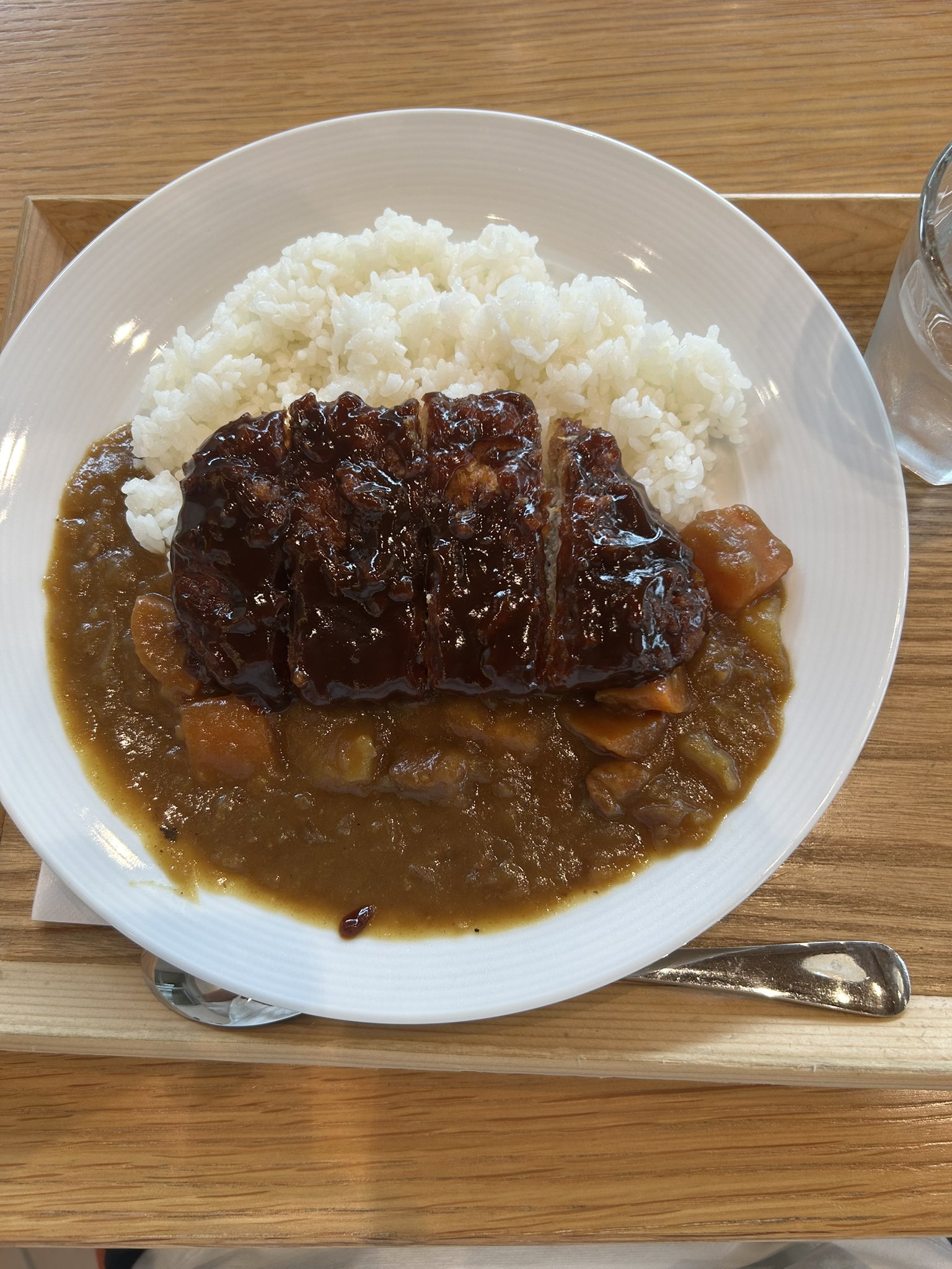 カツカレーページ たいめいけん 紙カツ流!かつカレー【ミニストップ】懐かしい