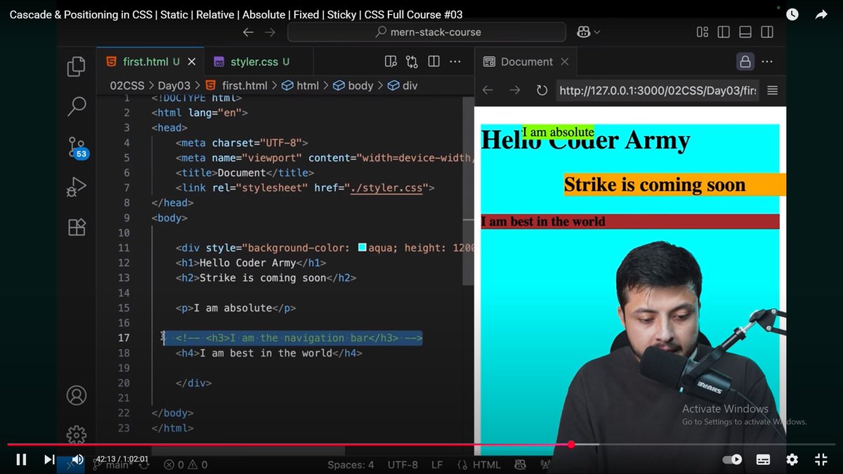 rohitrs1209's tweet image. #webdevlopment #css css day 3