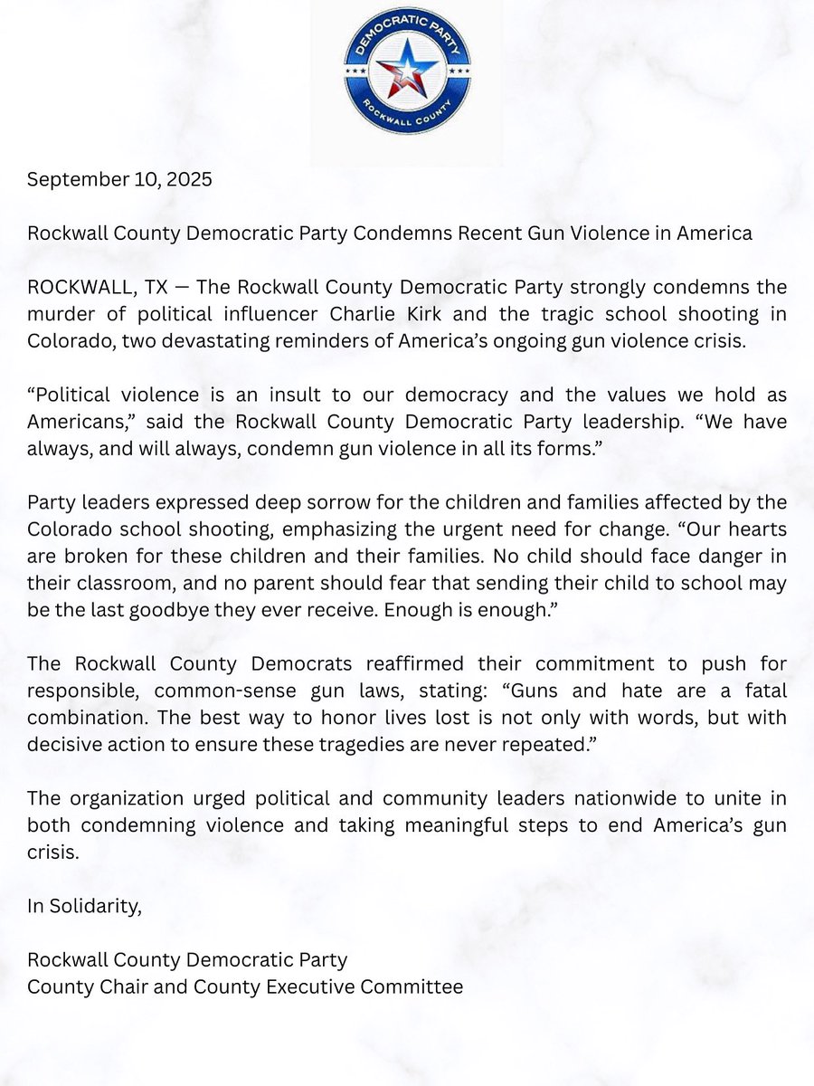 Rockwall Democrats (@rockwalldems) on Twitter photo 