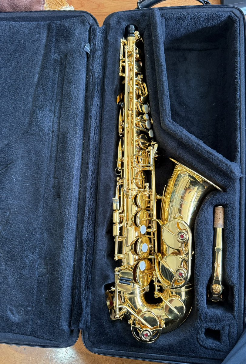 itanry9130's tweet photo. 【#拡散希望 】

YAMAHA YAS-875EXGヤマハのゴールドプレート売ります。
4年ほど苦楽をともにした、非常に愛着のある良い楽器です。
師匠である池上先生に選んでいただきました。
ネックはV1ネック(純正金メッキ)です。
980,000円でお譲りいたします。
↓ https://t.co/F2H3xq9QQg