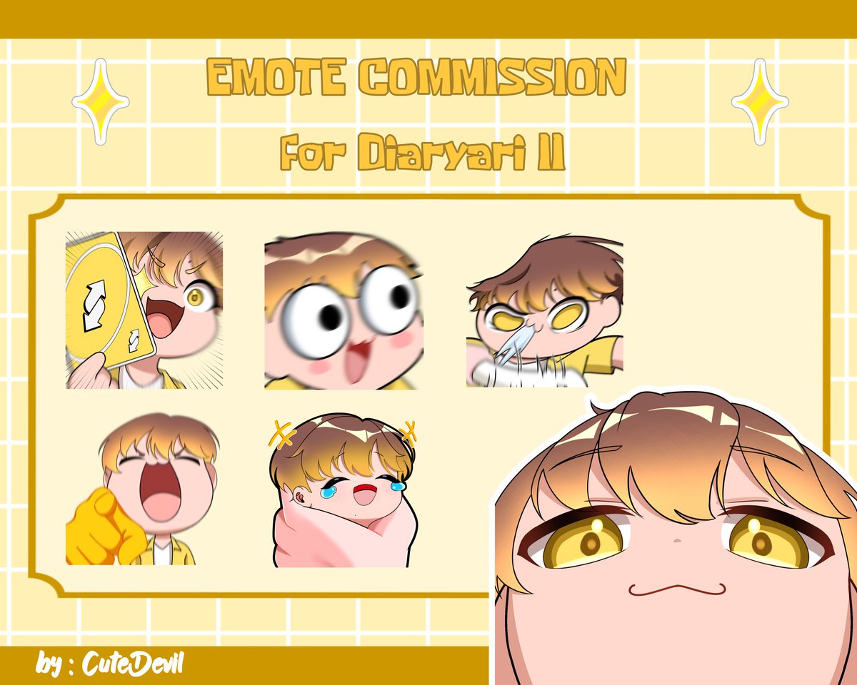 CuteDevil_Devil's tweet photo. Emote Commission in FB
.
.
#fanart #Commission #emotion #commissionart #commissionsopen https://t.co/cGOPcPde8n