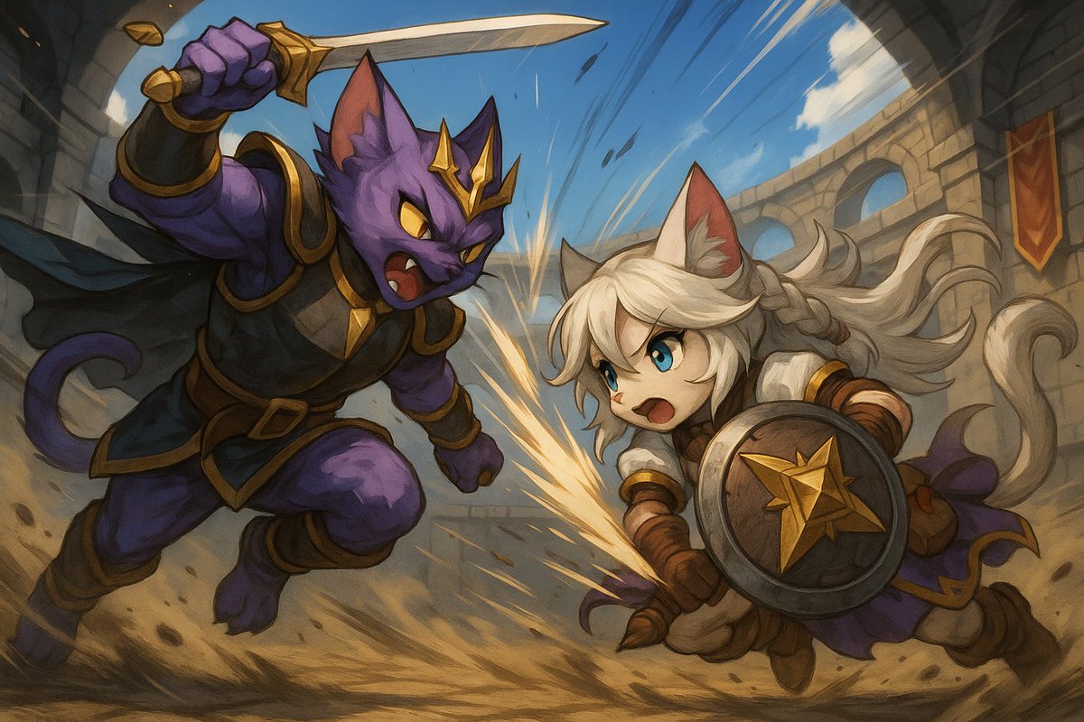 NineChronicles's tweet photo. The clock is ticking ⏳

Only 5 days remain!

Use those Arena tickets and show your strength! 💪 https://t.co/vp6IxUW7uH