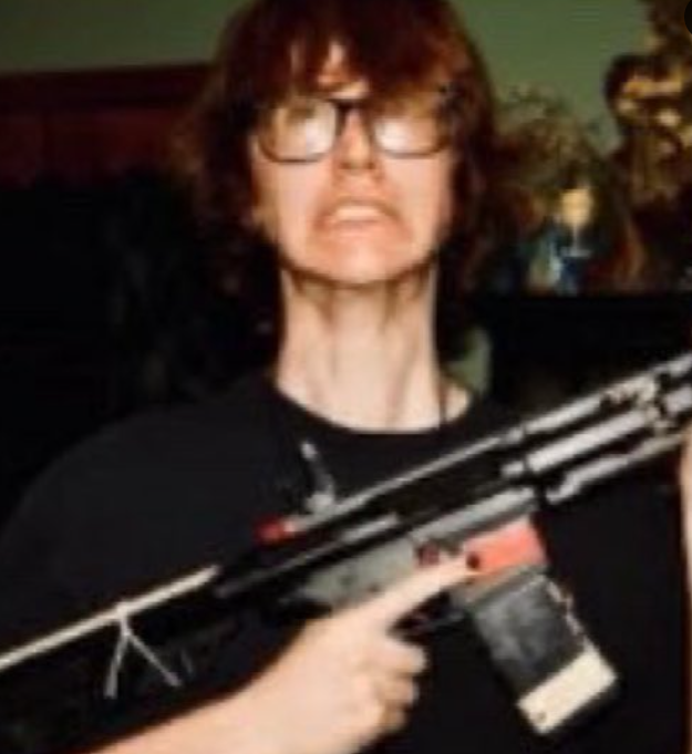 ChimpsAteMyFace's tweet photo. Skye Valadez is a trans "artist" from Utah with an notable resemblance to Charlie Kirk's assassin and a history of content promoting attacks against right-leaning political figures, including Charlie Kirk. https://t.co/tIgtgC0wQG