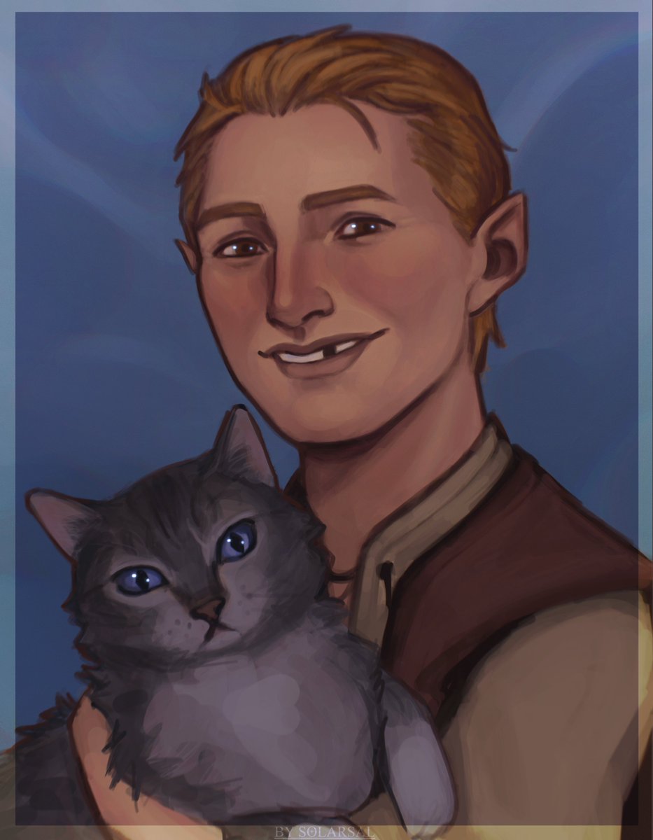 Alistair week — day 5: "Childhood" 

#alistairweek #alistairweek2025 #alistairtheirin #dragonage