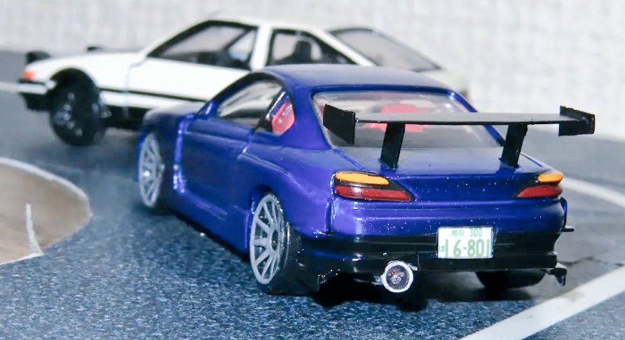 ホットウィールカスタム 日産 S15 シルビア シルエット☆深リム☆トミカ改造f ホットウィールカスタム 日産 S15 シルビア シルエット☆深リム