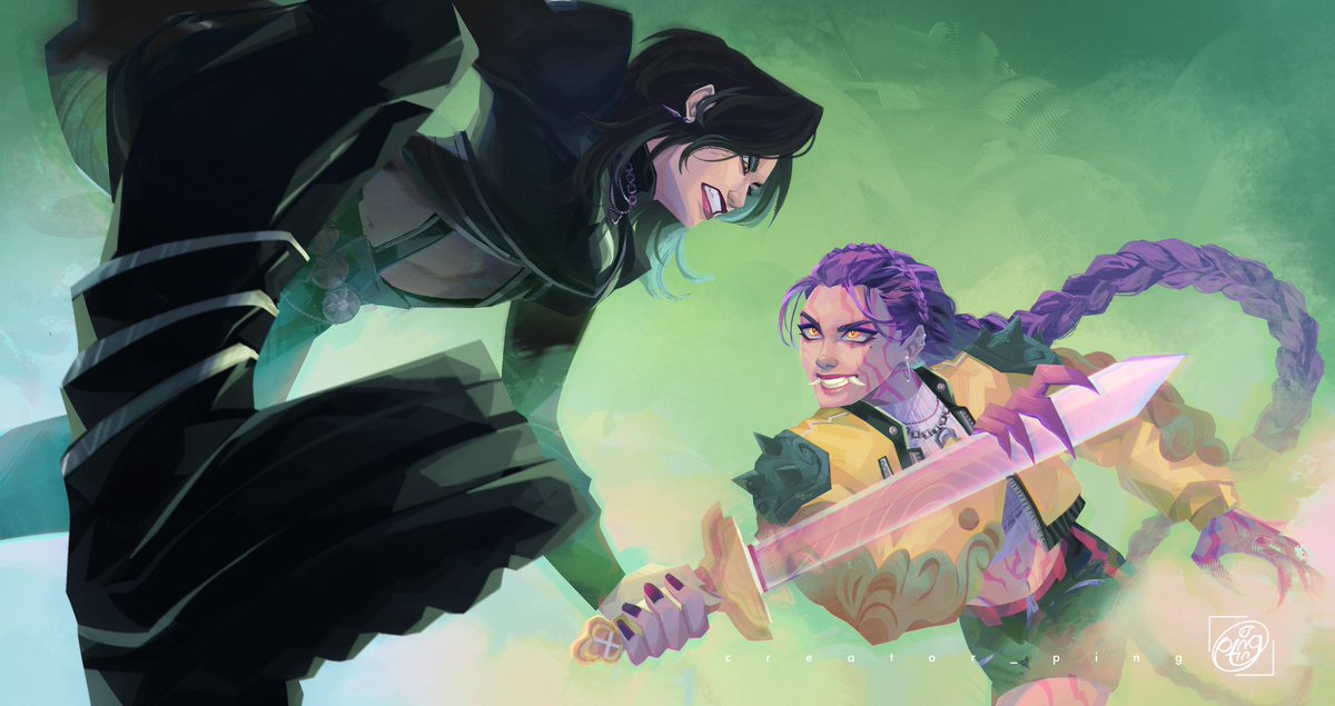 day: reverse role yuri 

haha, you’re strong.
#rujinu #jinumiweek2025 #kpopdemonhunters