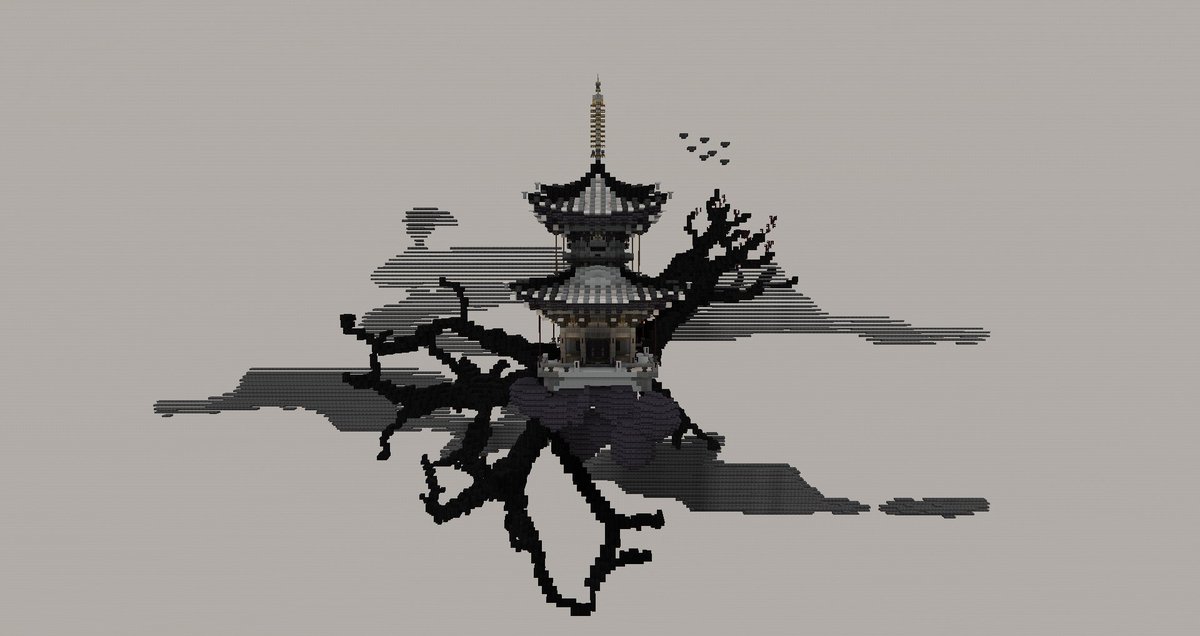 Sugar85006287's tweet photo. Tower Temple 
#Minecraftbuilds #minecraft建築コミュ https://t.co/Mrxd0E4UjG