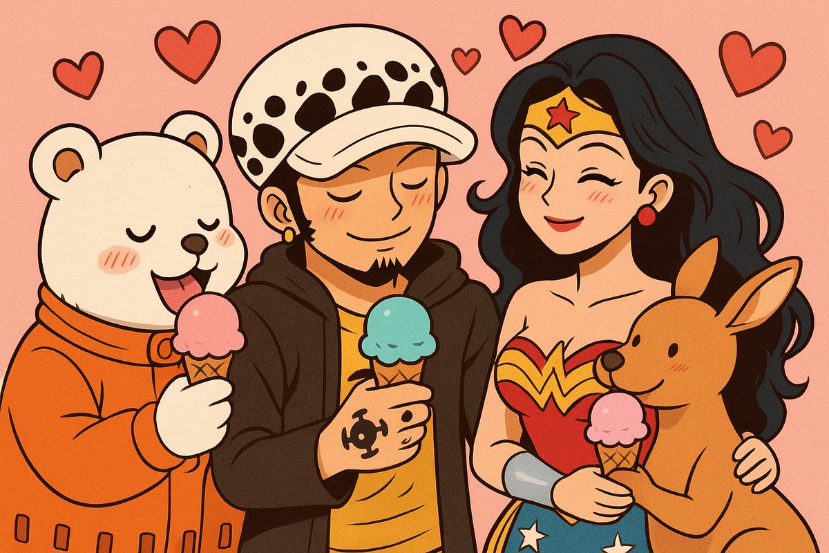 ArchivosDCU's tweet image. #TrafalgarDLaw with #Bepo and #WonderWoman with #Jumpa.
#DCUniverse #DCComics #Themyscira #Amazons #amazonLilly #OnePiece 
#ONEPIECE1160 #ONEPIECEカードゲーム #ONEPIECEDAY #ONEPIECE1161 @Mialygosa