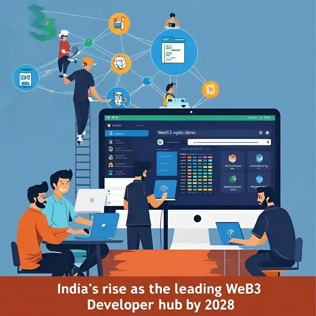 iamharxh's tweet image. 🇮🇳 #LearnKaroCryptoKaro Ep12
Topic: India’s Developer Rise in Web3 – Where to Start

India is set to become the leading Web3 developer hub by 2028. Here’s how you can ride the wave 🌊👇
#LearnKaroCryptoKaro 
#Web3series