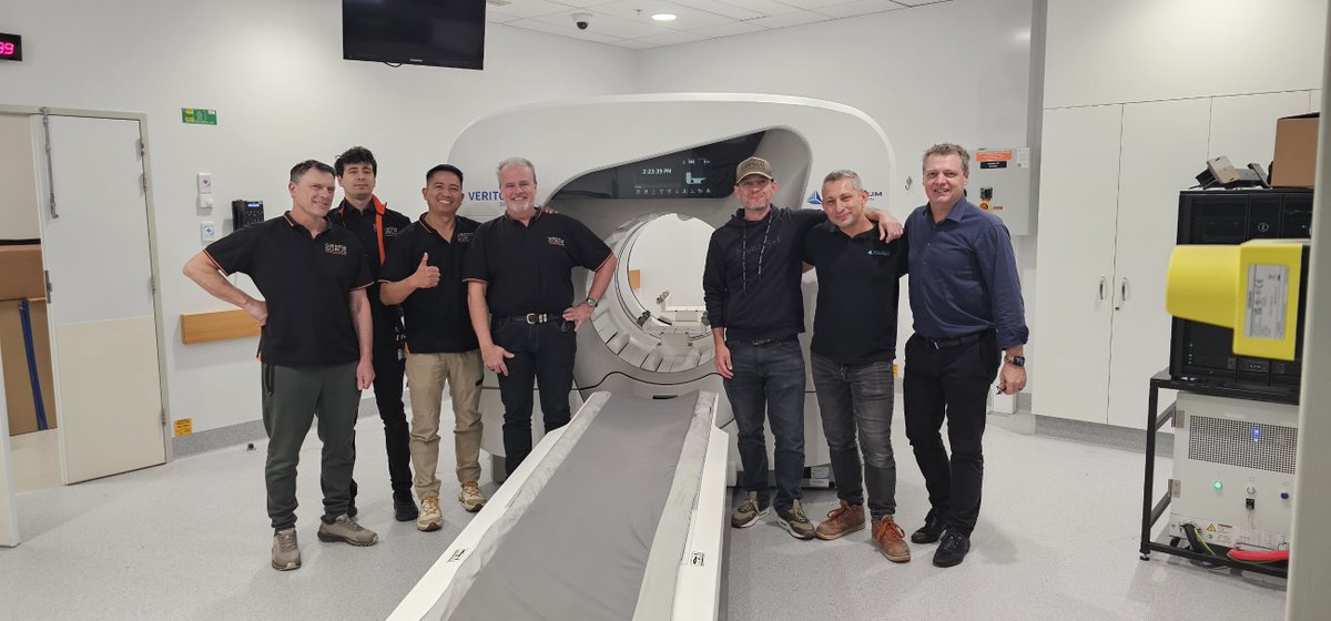 Had the opportunity to see our first VERITON SPECT/CT &amp; the system is now fully installed &amp; calibrated. A big shout-out to the engineering teams from Gamma Gurus &amp; Spectrum Dynamics Medical for an amazing job getting the system up and running in record time! <a href="/GammaGurus/">Gamma Gurus</a>