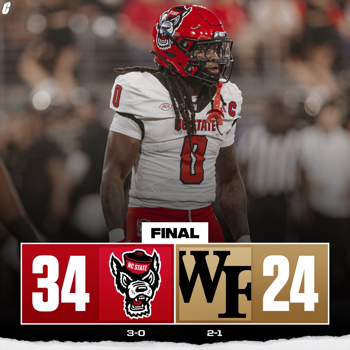 NC State goes on the road and beats Wake Forest in an ACC battle. Will the Wolfpack crack the top 25 this week? 👀