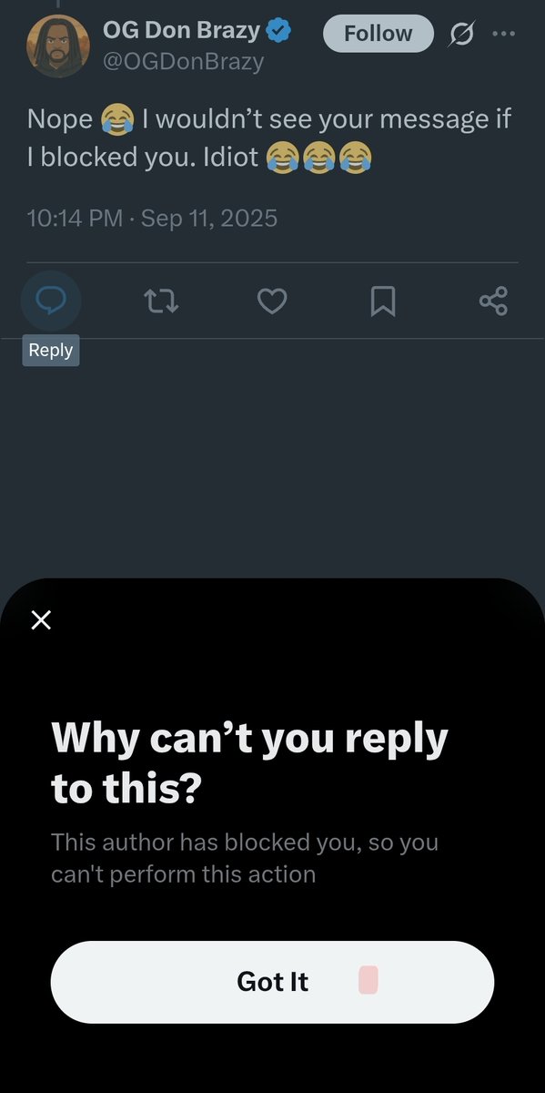 BS_PUNCHOUT's tweet photo. @OGDonBrazy @GRE8TBLACKSHARK I mean it ain't photoshopped you gaslighting retard

Why do you keep blocking my ability to respond?

Figures. https://t.co/rrp8CUdSB1