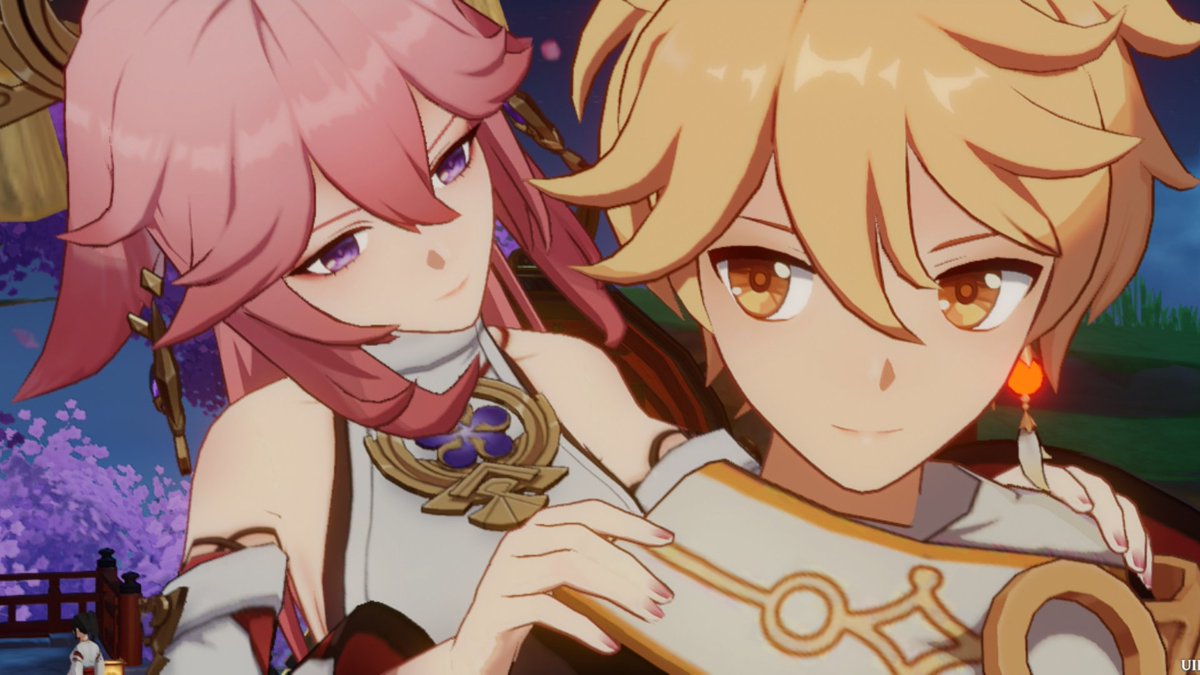 Tachyon_345's tweet image. You guys can&apos;t tell me this couple is about to get freaky in the bedroom  you tell by looking at their faces #yaether💛🩷