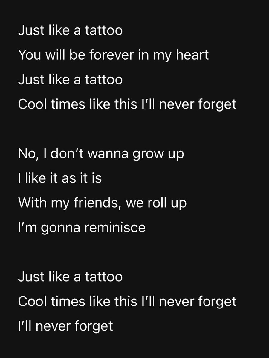 Song Lyrics That Feel Like a Tattoo