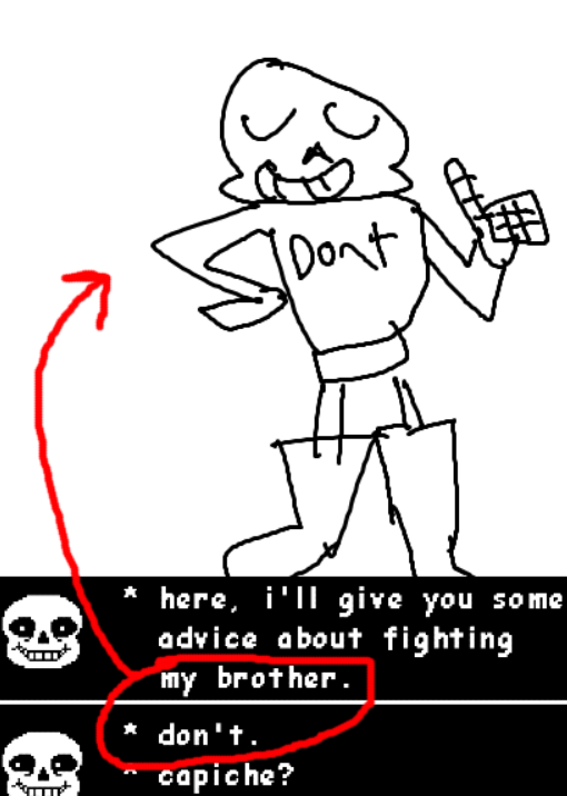 Vertagano's tweet photo. I don't see a lot of people talking about sans' sixteenth brother, Don't. So, I decided to upload his theme from UT.  Tricky Tony at it again! https://t.co/EbBSnw1yK5