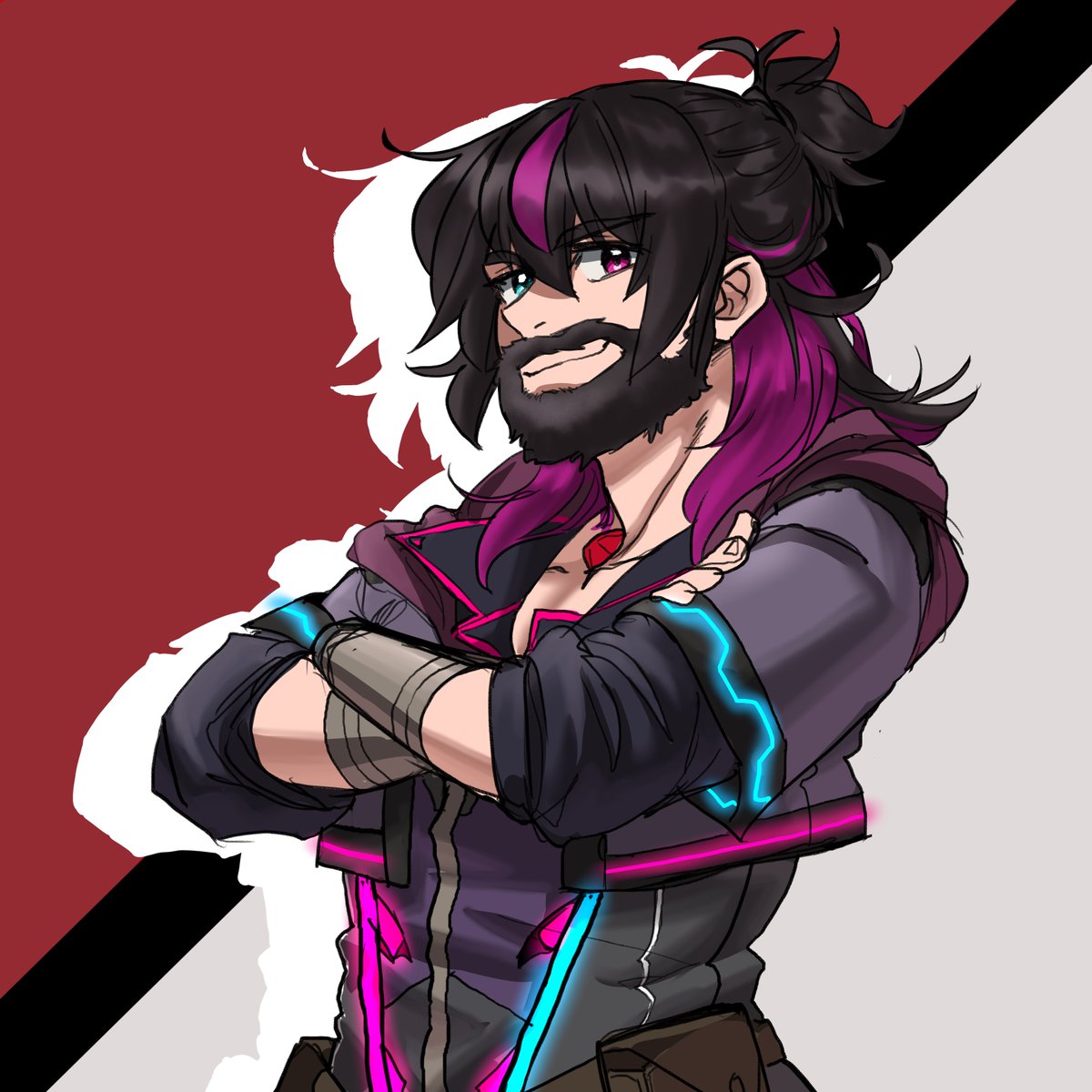 CielValkyrie's tweet photo. Thank you for putting on that tournament the other day! I wanted to say thanks, so I made you a gift! @Ryan_HitoriVT https://t.co/5kLWUgpSea
