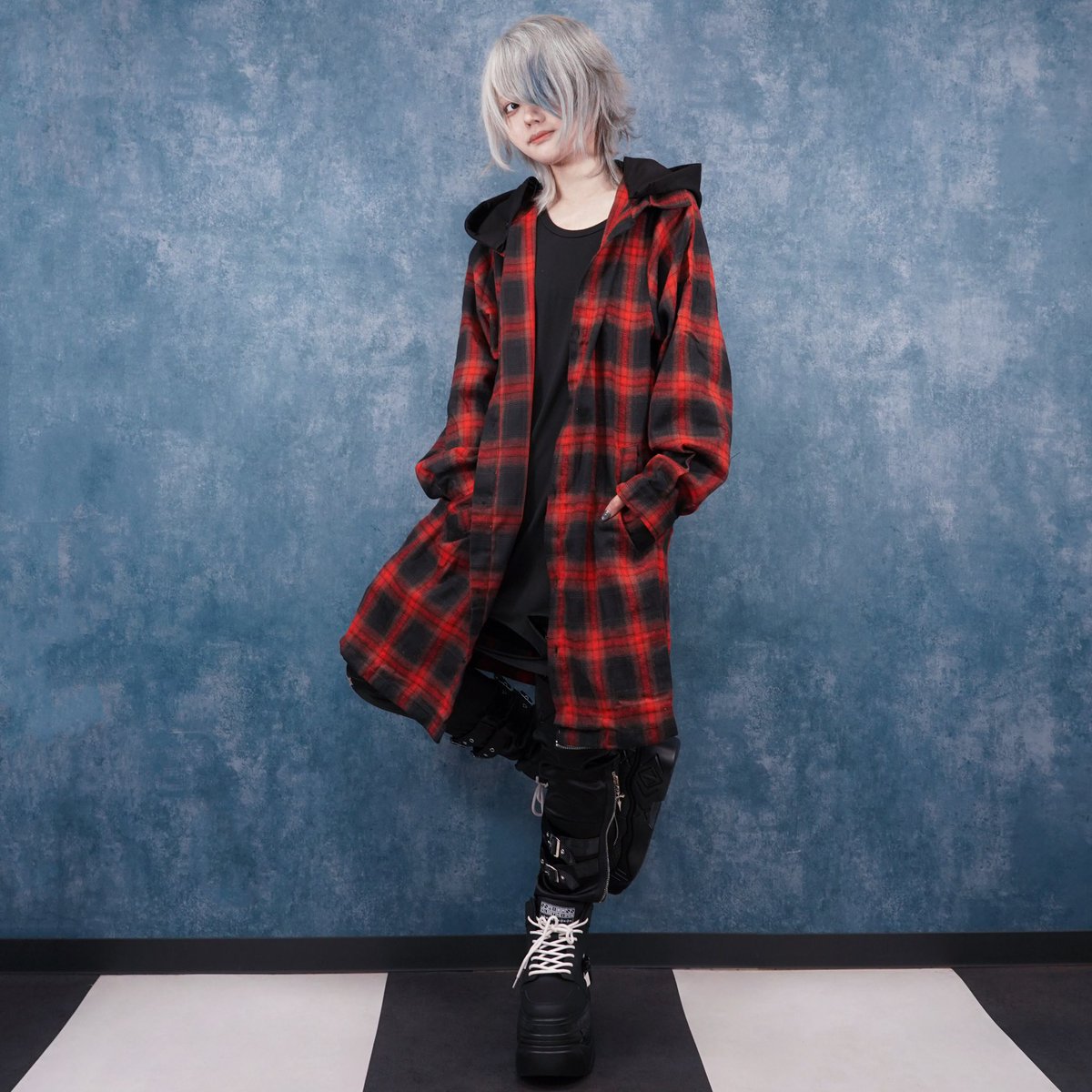 ユニクロ公式 | ウールチェックロングコート（コントワーデコトニエ