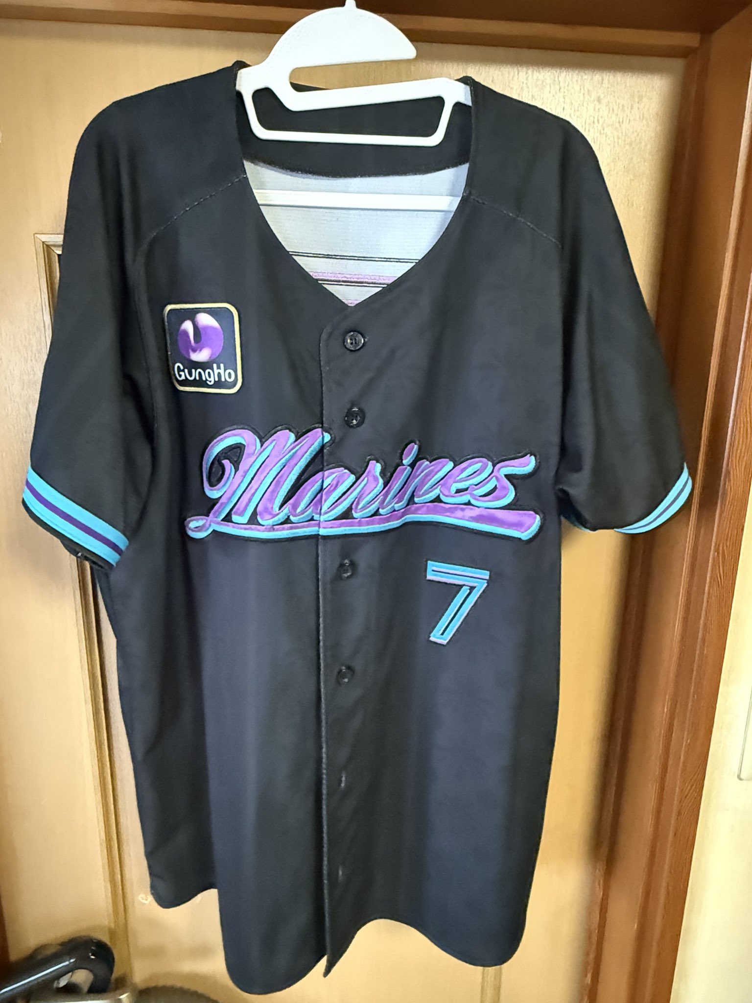 藤岡裕大　ブラックサマー　ユニフォーム　Lサイズ　ブラサマ　BSW 千葉ロッテマリーンズ 藤岡裕大選手 2024ブラックサマー